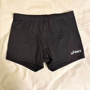 ASICS Women’s Volleyball Track Running Sport Shorts Size Large Black